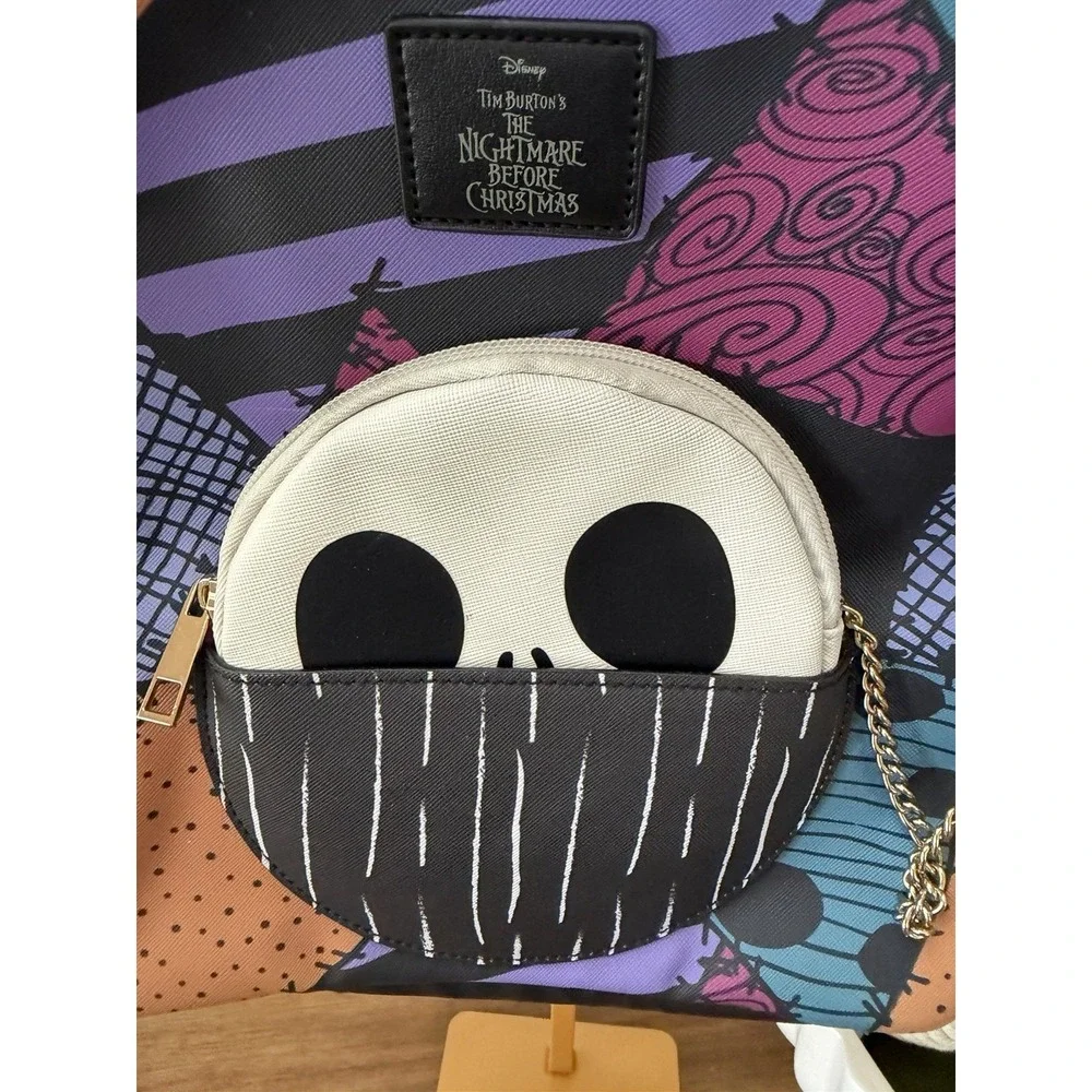 Disney Nightmare Before Christmas Sally Patchwork Mini Backpack Jack Coin Purse